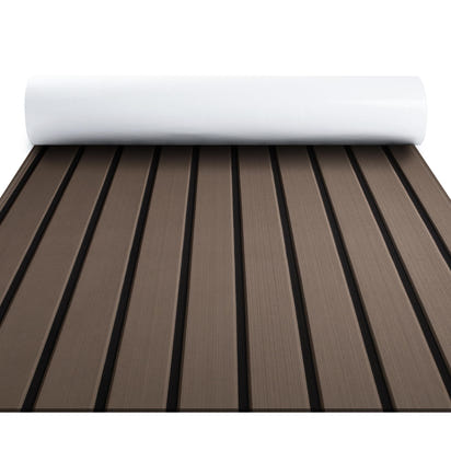 EVA Teak Foam Pro Series – Terra met Zwarte Lijnen – 240x60 cm