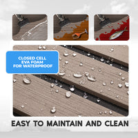 EVA Teak Foam Pro Series – Terra met Zwarte Lijnen – 240x60 cm