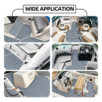 EVA Teak Foam Pro Series – Lichtgrijs met Zwarte Lijnen – 240x60 cm